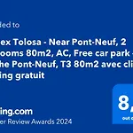 Duplex - Pont-neuf, Dome De La Grave, 2 Bdrs 85m2, Ac, Free Private Car Park 200m Away - T3 85m2 Avec Clim, Parking Couvert Gratuit A 200m 公寓 圖盧茲