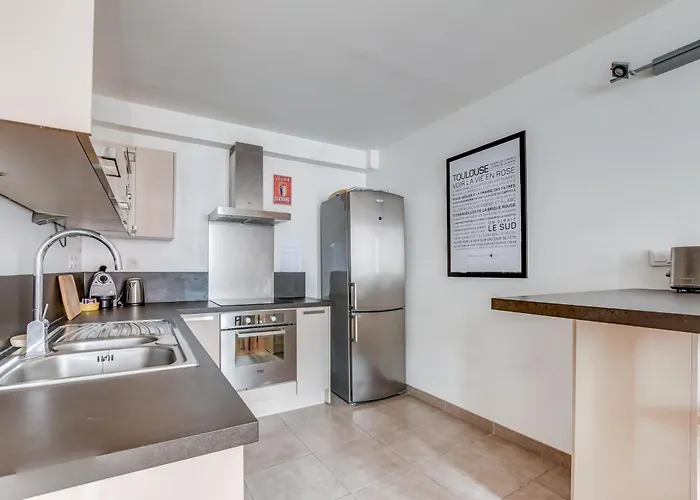 Duplex - Pont-neuf, Dome De La Grave, 2 Bdrs 85m2, Ac, Free Private Car Park 200m Away - T3 85m2 Avec Clim, Parking Couvert Gratuit A 200m Toulouse