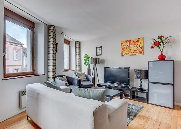 Duplex Tolosa: Pont-neuf Retreat With Ac And Private Parking Apartment *