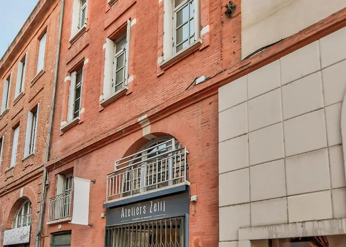 Apartment Duplex Tolosa: Pont-neuf Retreat With Ac And Private Parking