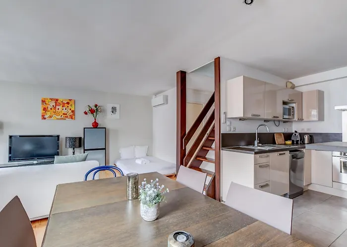 Lejlighed Duplex - Pont-neuf, Dome De La Grave, 2 Bdrs 85m2, Ac, Free Private Car Park 200m Away - T3 85m2 Avec Clim, Parking Couvert Gratuit A 200m